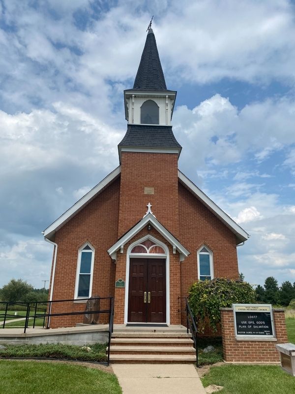 West Forest United Methodist Church Marker. Click for full size. West Forest United Methodist Church Marker image. Click for full size.