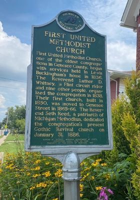 First United Methodist Church Marker. Click for full size. First United Methodist Church Marker image. Click for full size.
