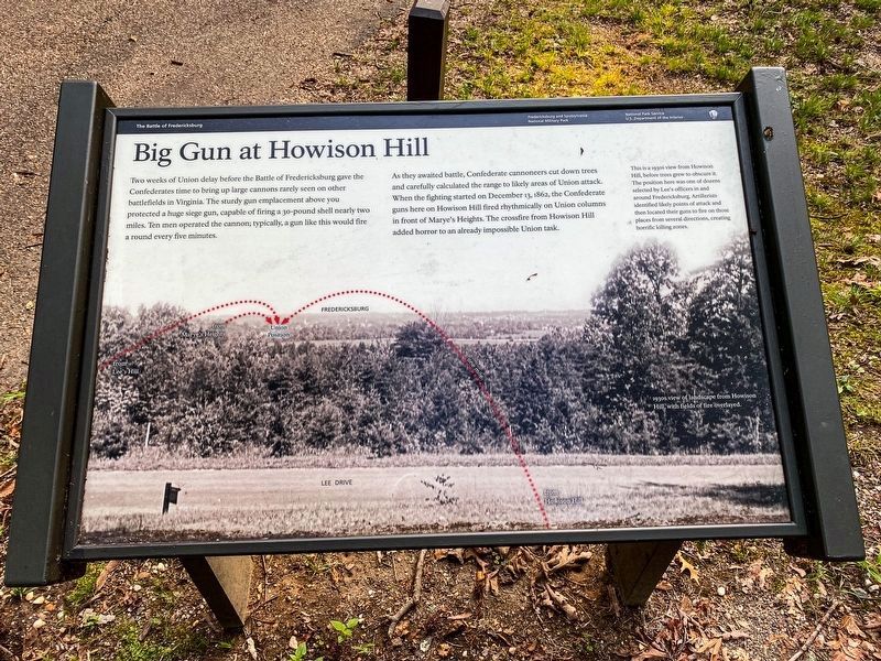 Big Gun at Howison Hill Marker image. Click for full size.