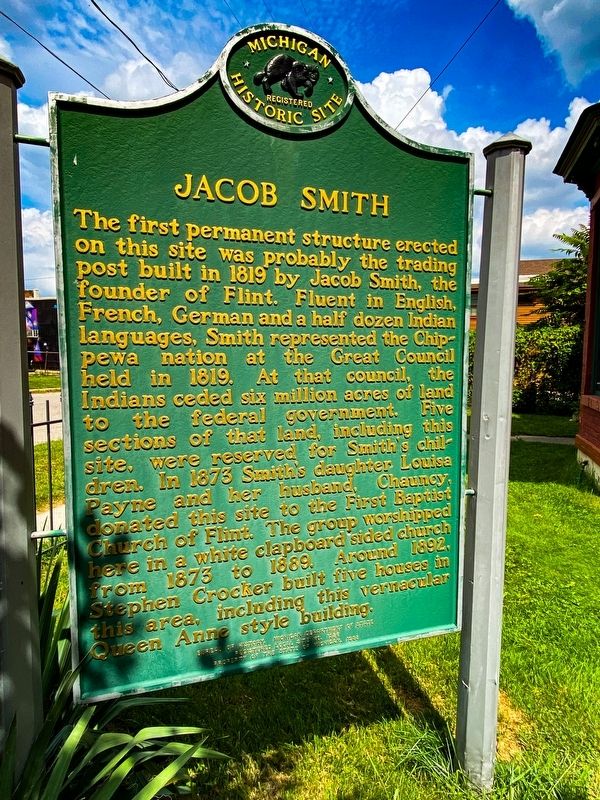 Jacob Smith / Fred A. Aldrich Marker image. Click for full size.