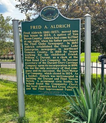 Jacob Smith / Fred A. Aldrich Marker image. Click for full size.