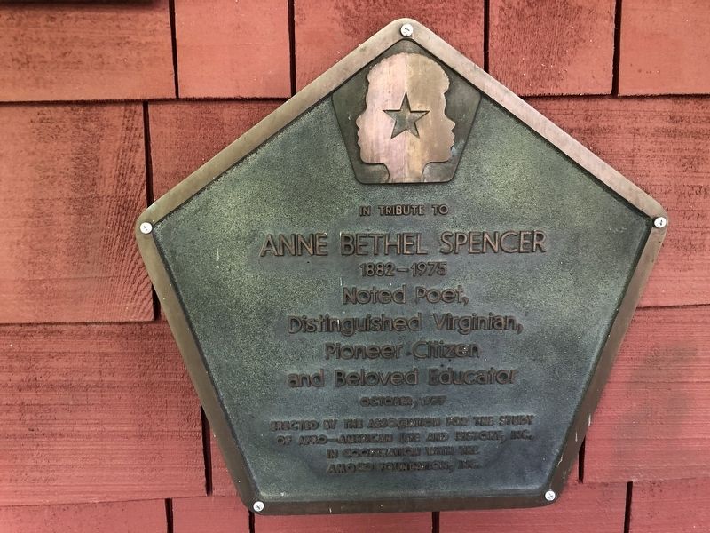 In Tribute to Anne Bethel Spencer Marker image. Click for full size.