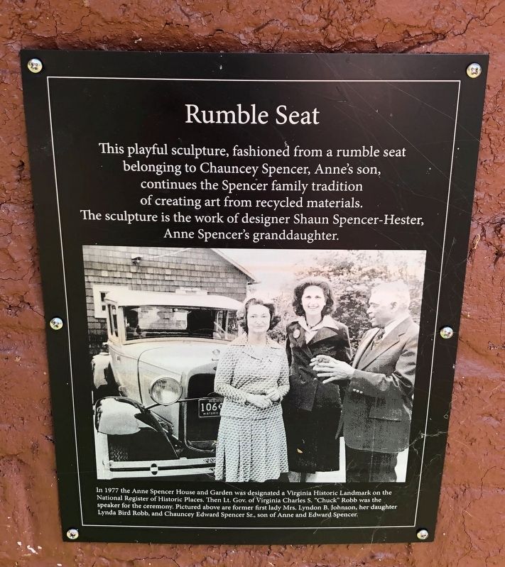 Rumble Seat Marker image. Click for full size.