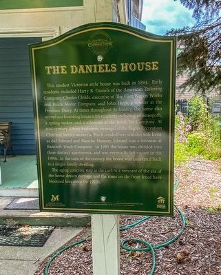The Daniels House Marker image. Click for full size.