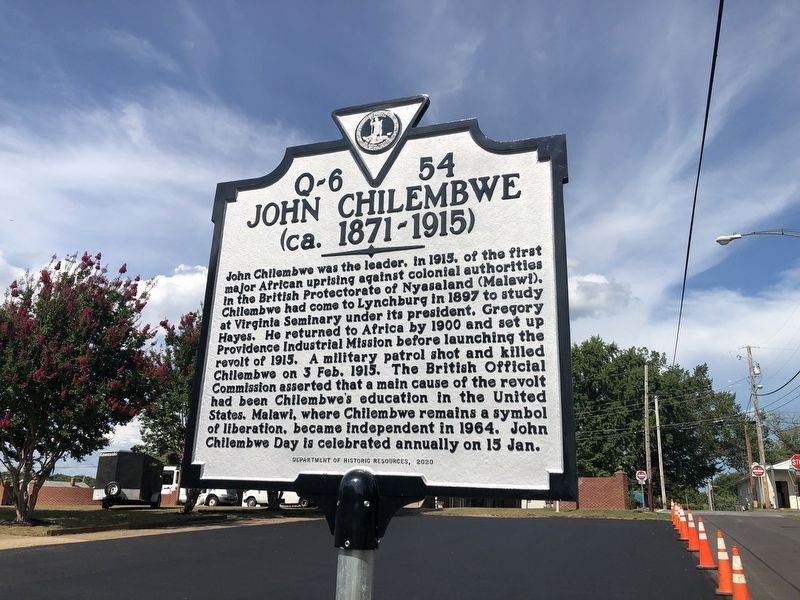 John Chilembwe Marker. Click for full size. John Chilembwe Marker image. Click for full size.