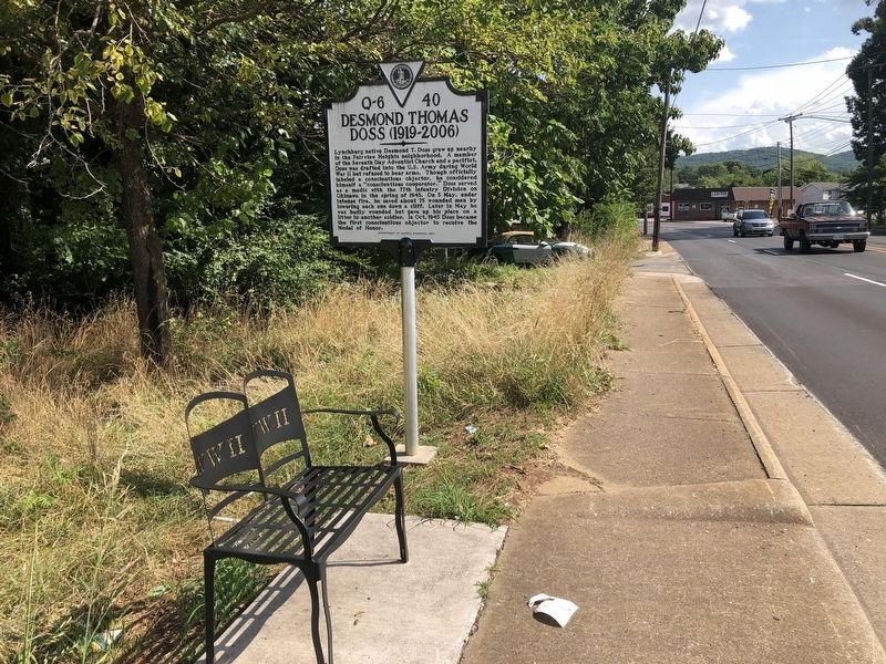 Desmond Thomas Doss (1919-2006) Marker. Click for full size. Desmond Thomas Doss (1919-2006) Marker image. Click for full size.