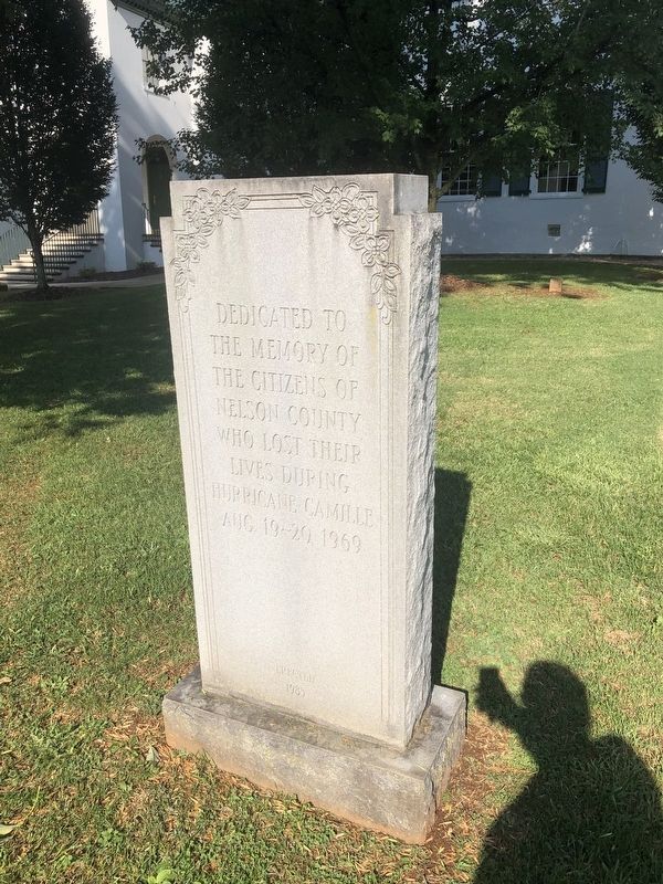Hurricane Camille Memorial. Click for full size. Hurricane Camille Memorial image. Click for full size.