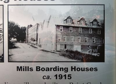 Western Knitting Mills and Boarding Houses Marker  top right image image. Click for full size.