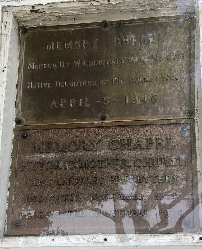 Memory Chapel Marker. Click for full size. Memory Chapel Marker image. Click for full size.