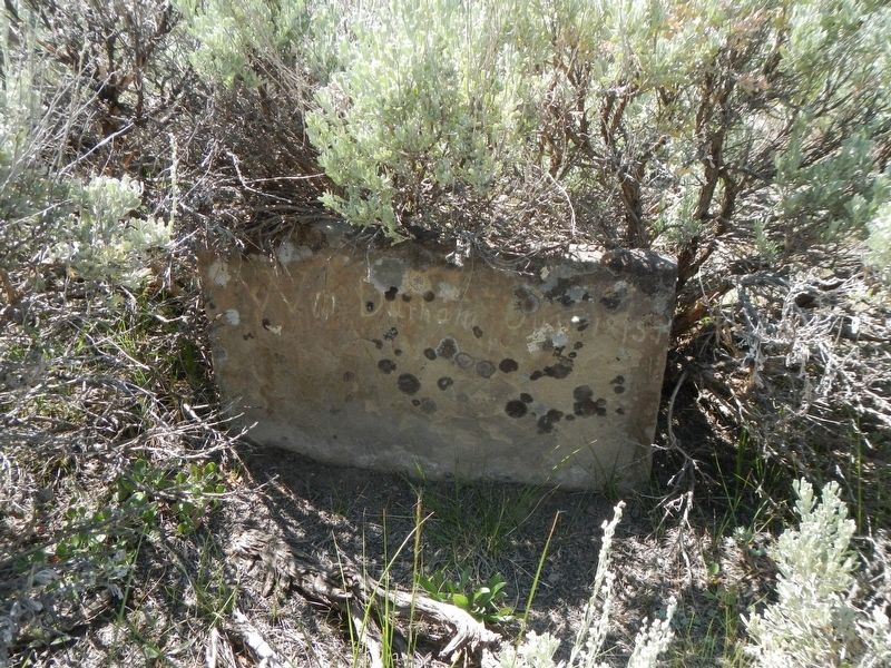 Pioneer Tombstone. Click for full size. Pioneer Tombstone image. Click for full size.