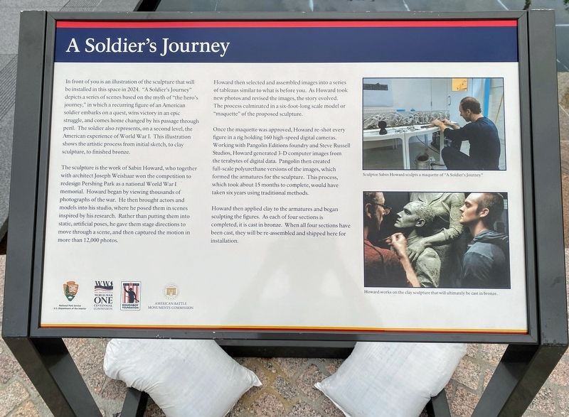 A Soldier�s Journey Marker image. Click for full size.