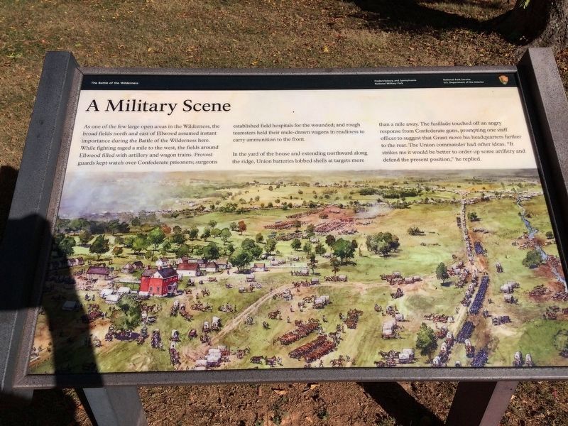 New A Military Scene Marker image. Click for full size.