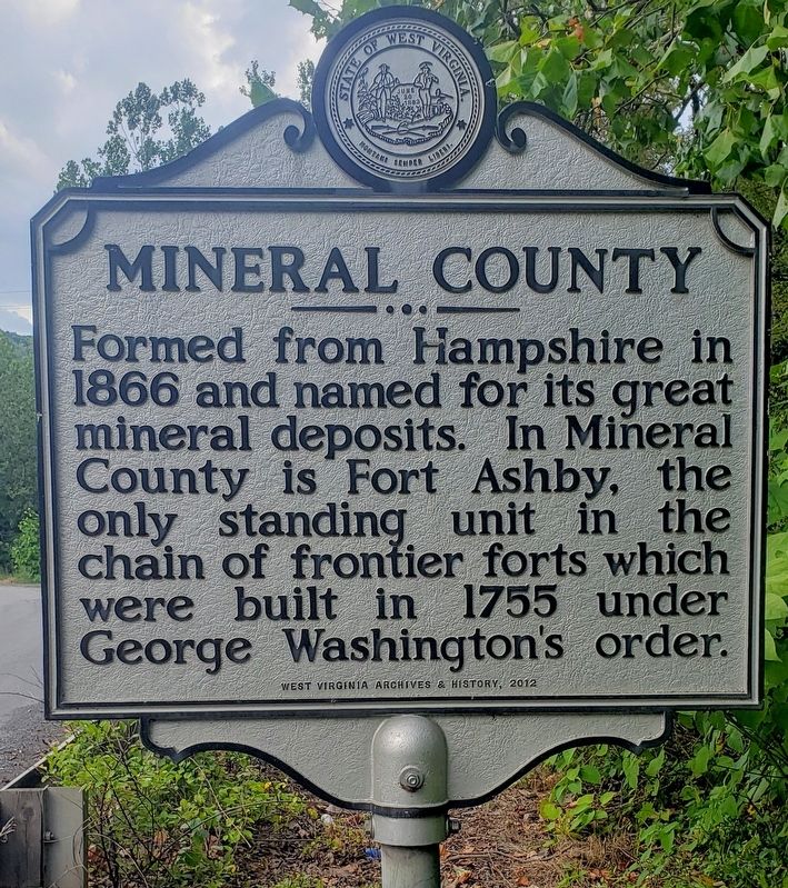 Mineral County Side of Marker image. Click for full size.