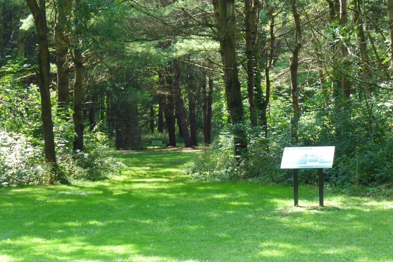 Site of Camp 23, Sp 5 - Letchworth State Park's first camp Marker image. Click for full size.