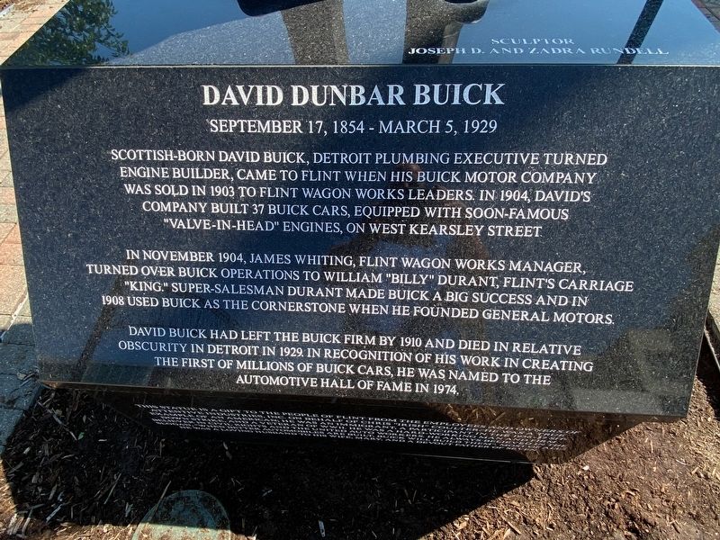 David Dunbar Buick Marker image. Click for full size.