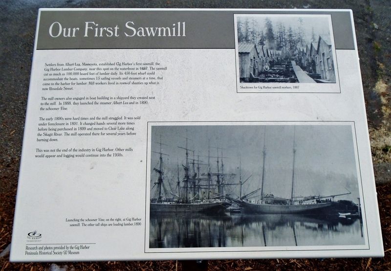 Our First Sawmill Marker image. Click for full size.