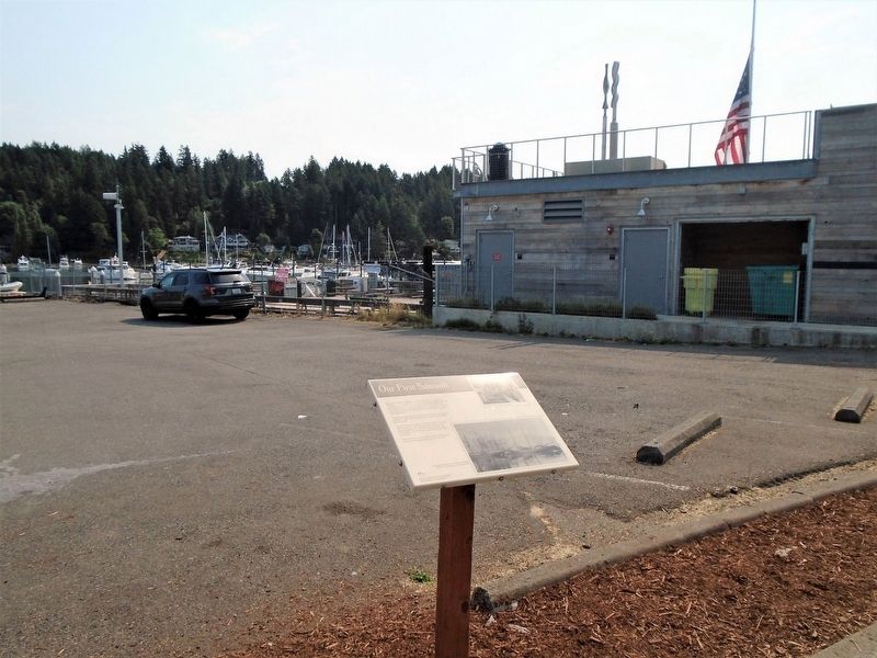 Our First Sawmill Marker image. Click for full size.