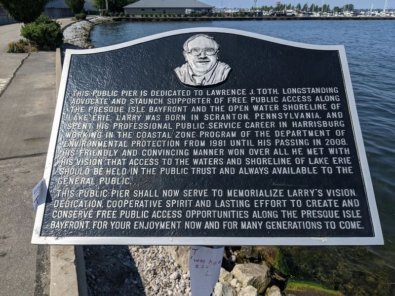 This Public Pier is Dedicated to Marker image. Click for full size.