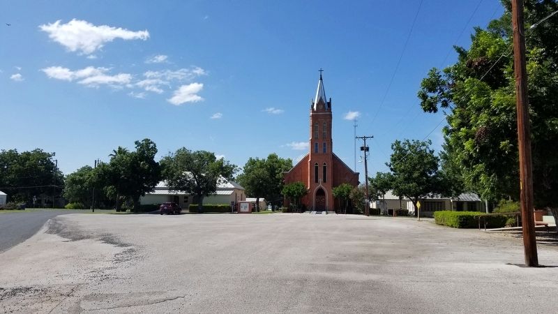 The view of the Our Lady of Grace Catholic Church from the street. Click for full size. The view of the Our Lady of Grace Catholic Church from the street image. Click for full size.