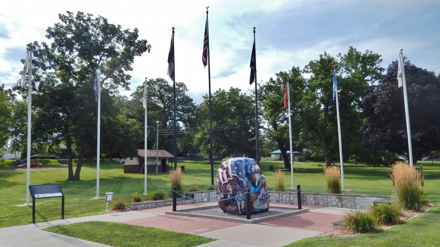 Maryville Freedom Rock Veterans Memorial image. Click for full size.