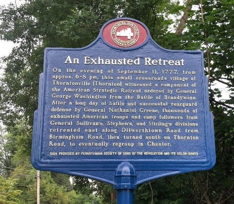 An Exhausted Retreat Marker image. Click for full size.