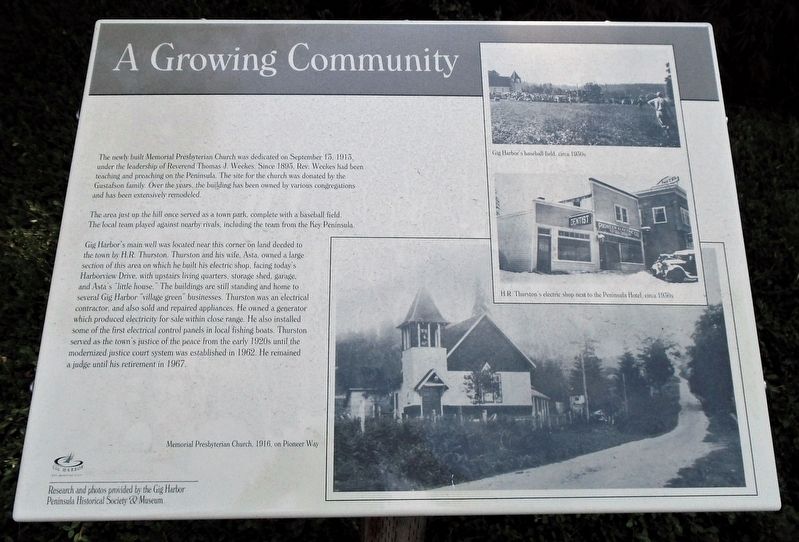 A Growing Community Marker image. Click for full size.