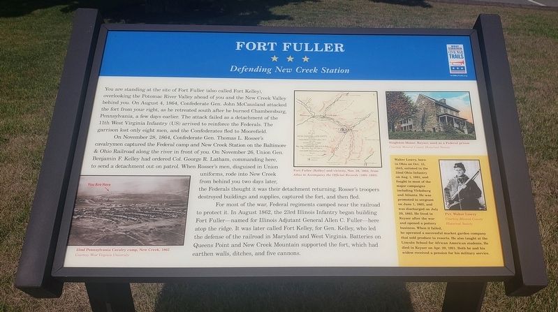 Fort Fuller Marker image. Click for full size.