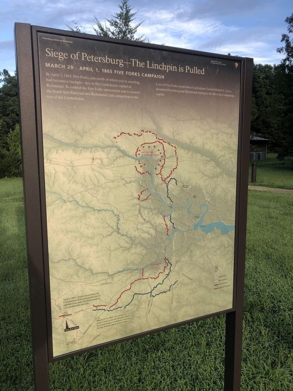 Siege of Petersburg  The Linchpin is Pulled Marker image. Click for full size.