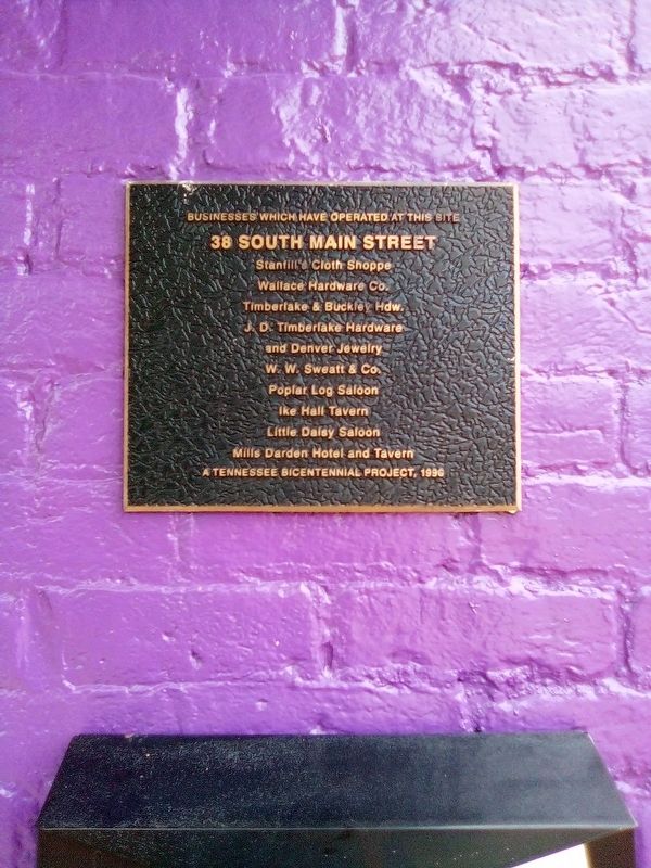 38 South Main Marker image. Click for full size.