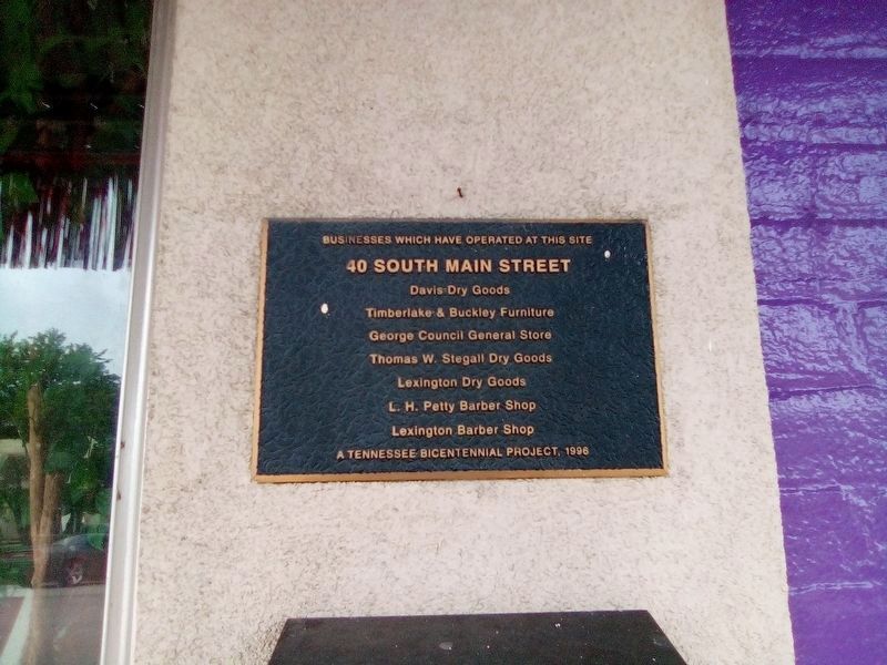 40 South Main Street Marker. Click for full size. 40 South Main Street Marker image. Click for full size.