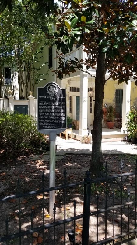 George Washington Grover House Marker image. Click for full size.