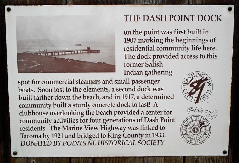 The Dash Point Dock Marker image. Click for full size.