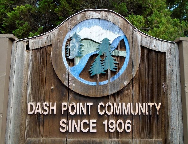 Dash Point Community Sign image. Click for full size.