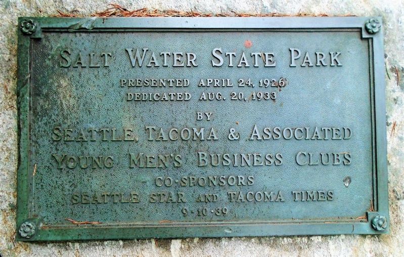 Salt Water State Park Marker image. Click for full size.
