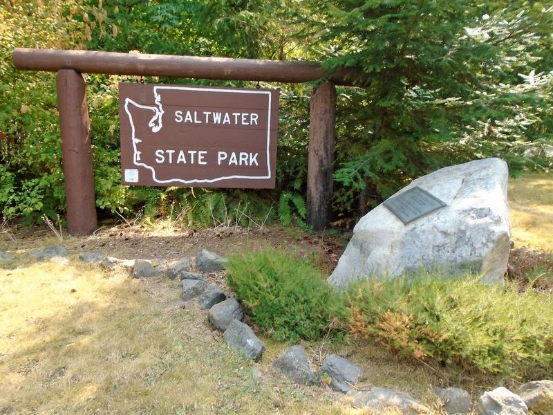 Salt Water State Park Marker image. Click for full size.