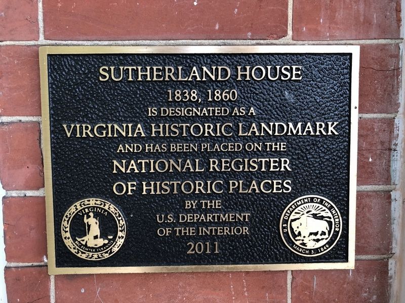 Sutherland House Marker. Click for full size. Sutherland House Marker image. Click for full size.