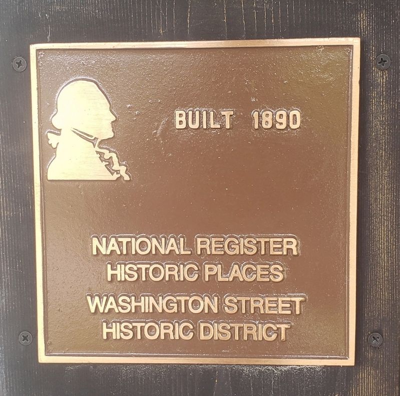 602 Washington Street Marker. Click for full size. 602 Washington Street Marker image. Click for full size.