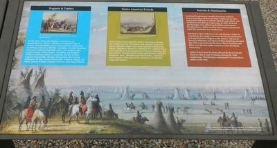 Rendezvous on the Green River Marker, panel 2 image. Click for full size.
