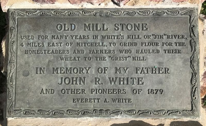 Old Mill Stone Marker image. Click for full size.