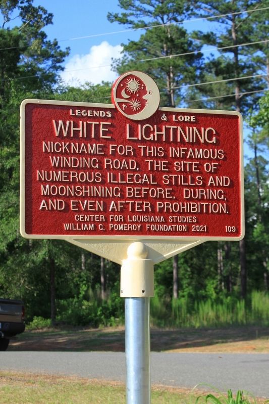 White Lightning Road Marker image. Click for full size.