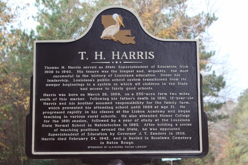 T. H. Harris Marker image. Click for full size.