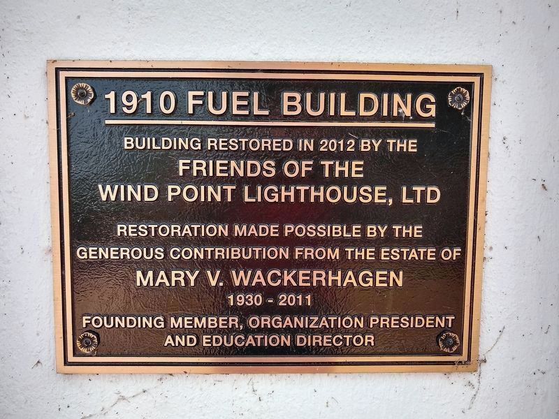 1910 Fuel Building plaque image. Click for full size.
