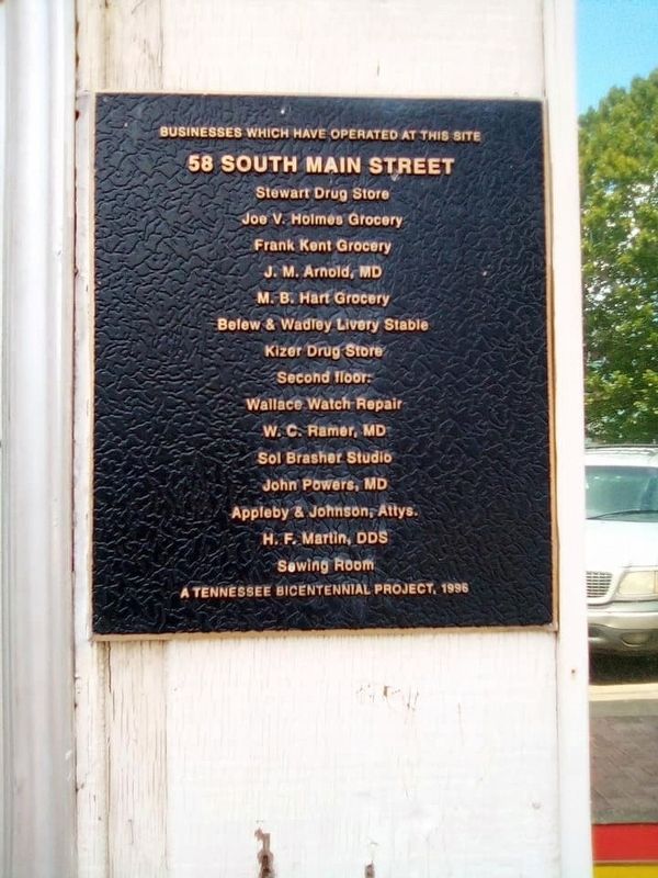 58 South Main Street Marker image. Click for full size.