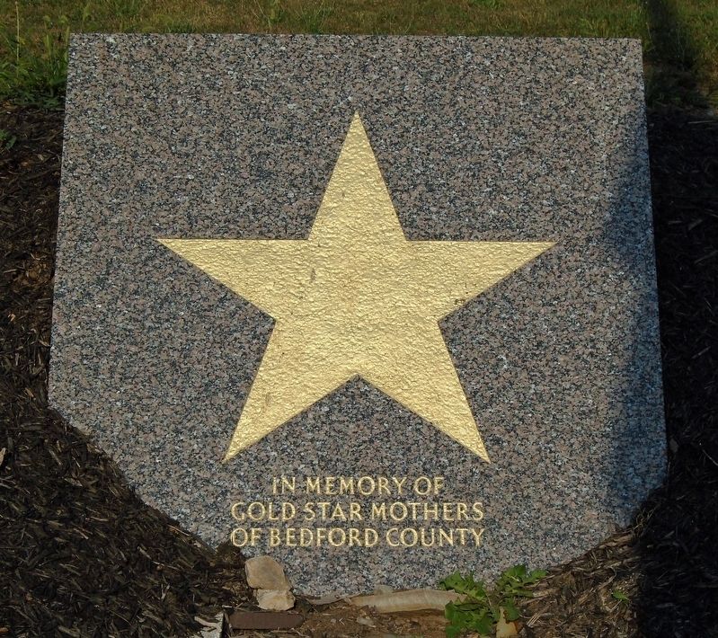 Gold Star Mothers of Bedford County Monument image. Click for full size.