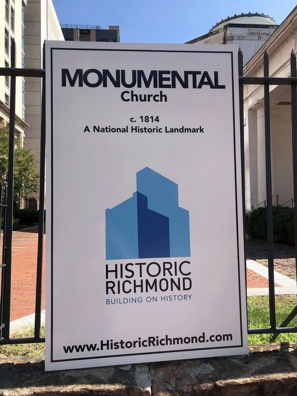 National Historic Landmark sign for the church image. Click for full size.
