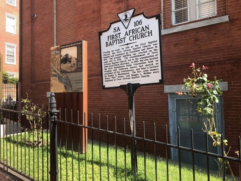 First African Baptist Church Marker image. Click for full size.