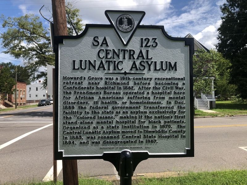 Central Lunatic Asylum Marker image. Click for full size.