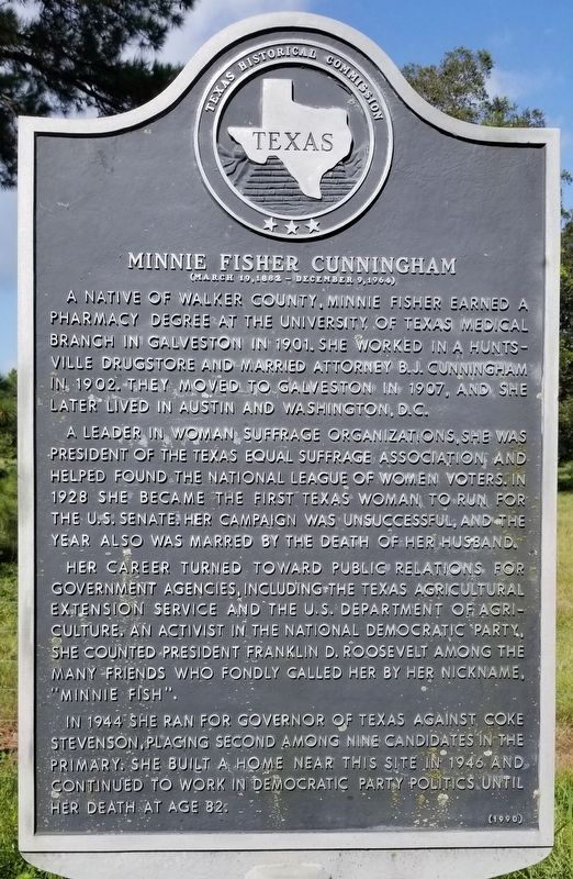 Minnie Fisher Cunningham Marker image. Click for full size.