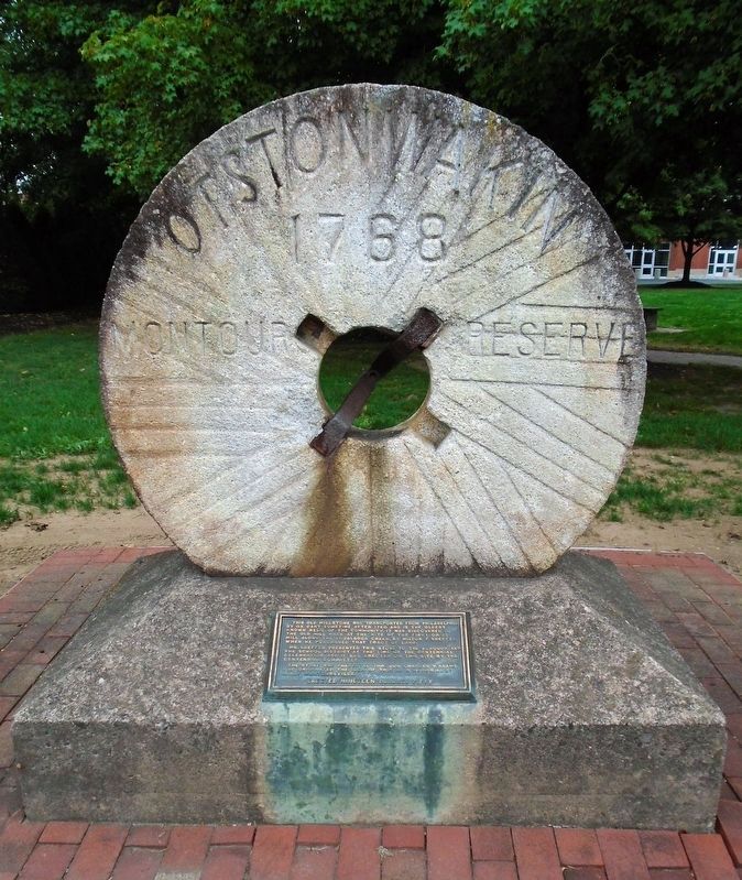 This Old Millstone and Marker image. Click for full size.