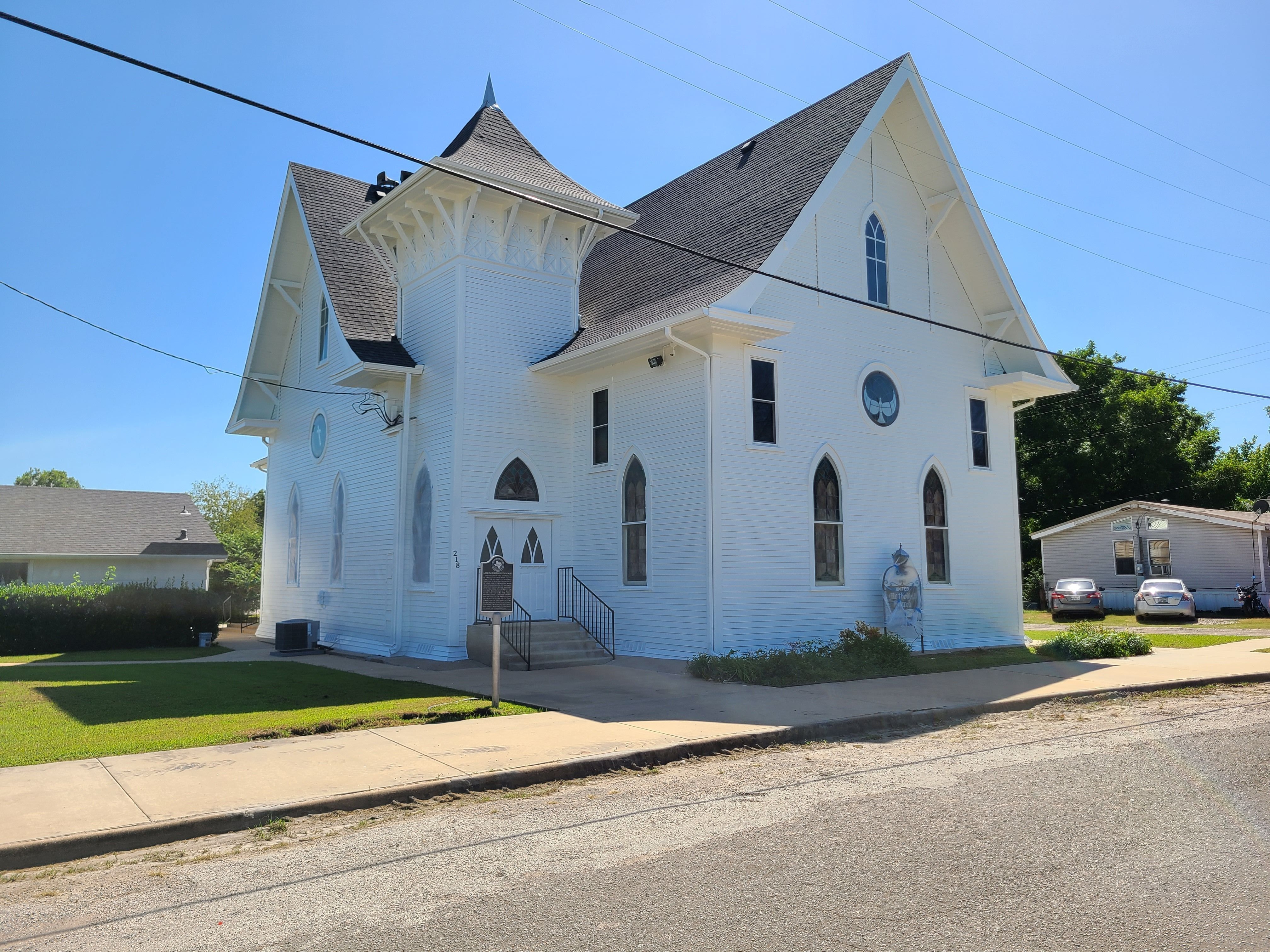 Lone Oak Methodist Church and Marker